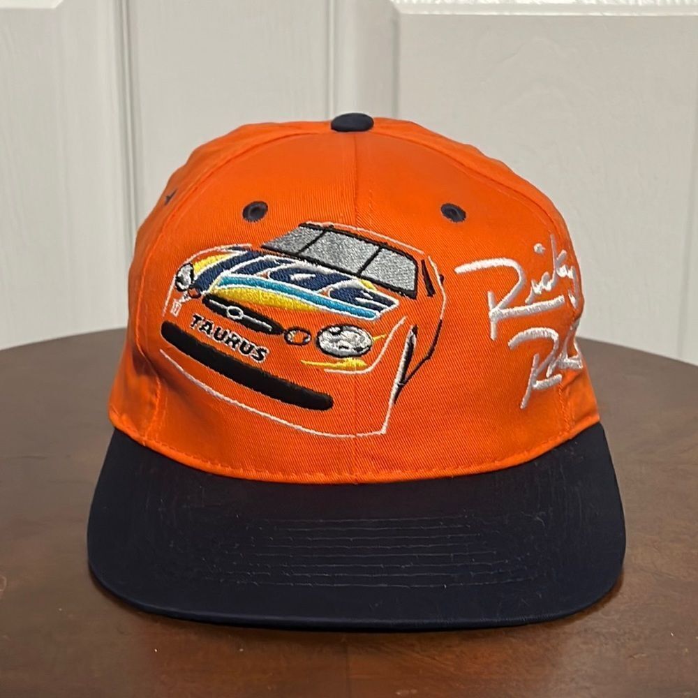 🔥🔥 Vintage NASCAR RICKY RUDD #10 Flat Bill Adjustable Hat - Perfect Condition